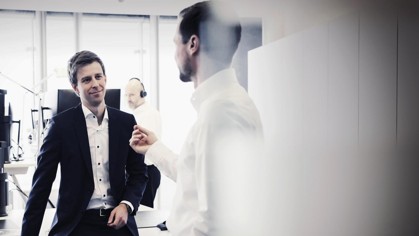 Fondsmanager Tobias Schafföner und Michael Illig
